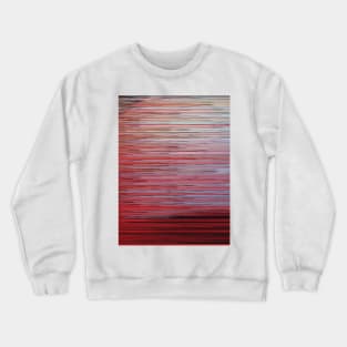 Red line pattern Crewneck Sweatshirt